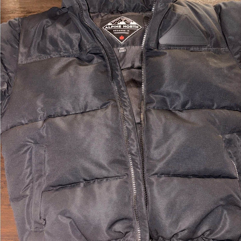 Alpine North Black Puffer Jacket